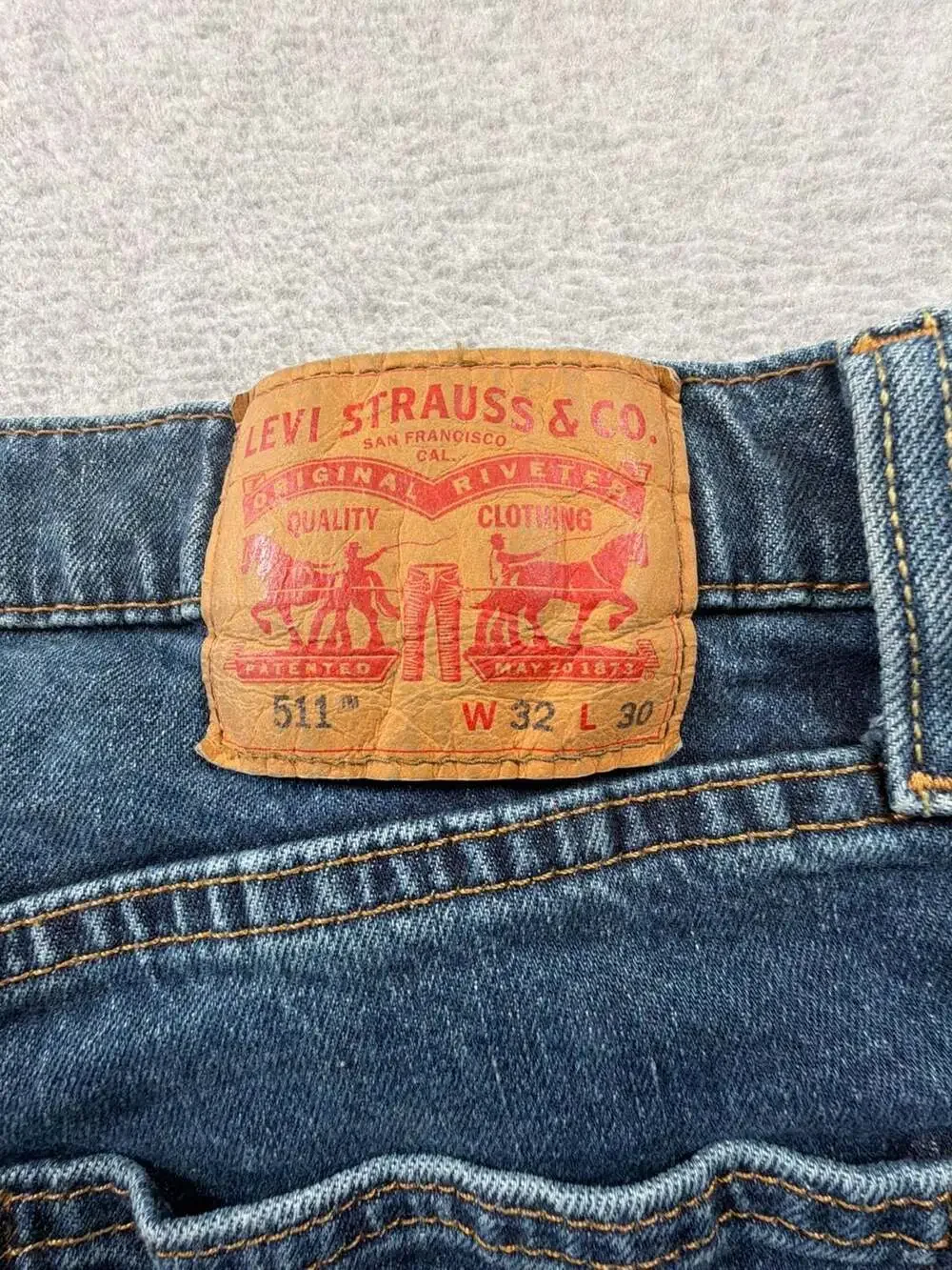 Levi's 511 Slim Fit Jeans Men's Size 32x30 Blue Denim